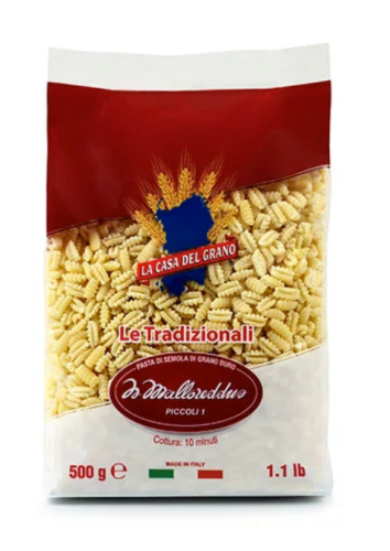 Säckchen mit sehr kleinen Malloreddus